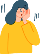 失敗する女性